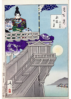 Daro no tsuki - Taira no Kiyotsune by Tsukioka Yoshitoshi